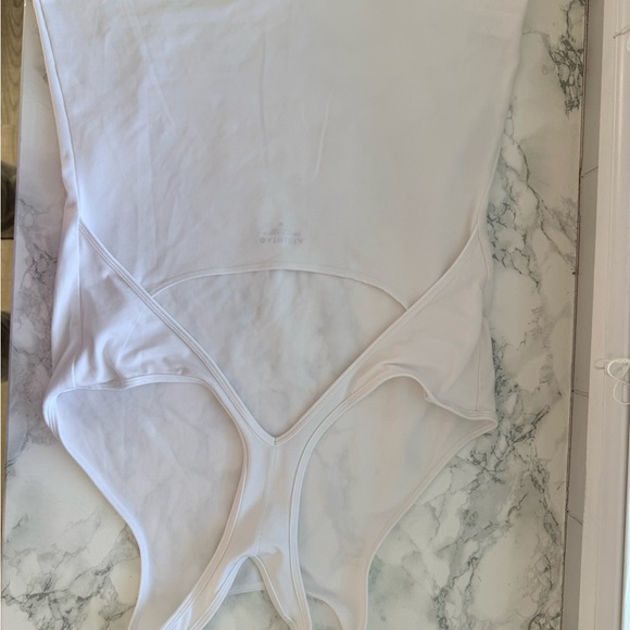 Athleta White Racerback Tank - Picture 6 of 6